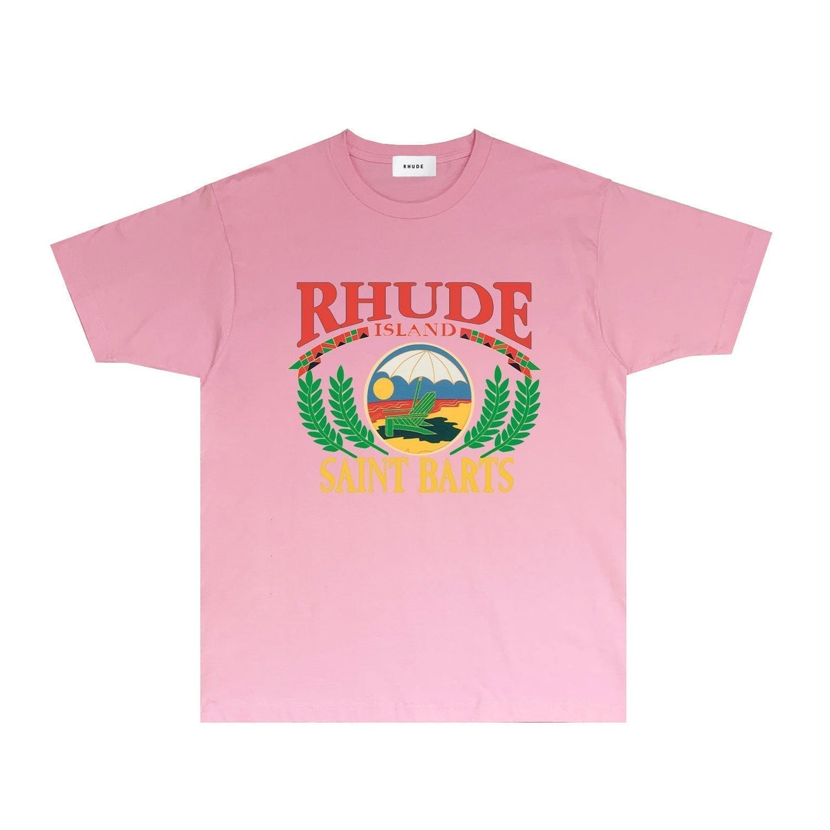 Rhude T-shirts Printed Trendy Pure Cotton