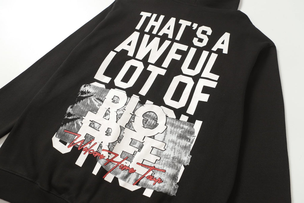 THAT'S A AWFUL LOT OF COUGH SYRUP Tomorrow Star Graphic Hoodie ¡ª detail