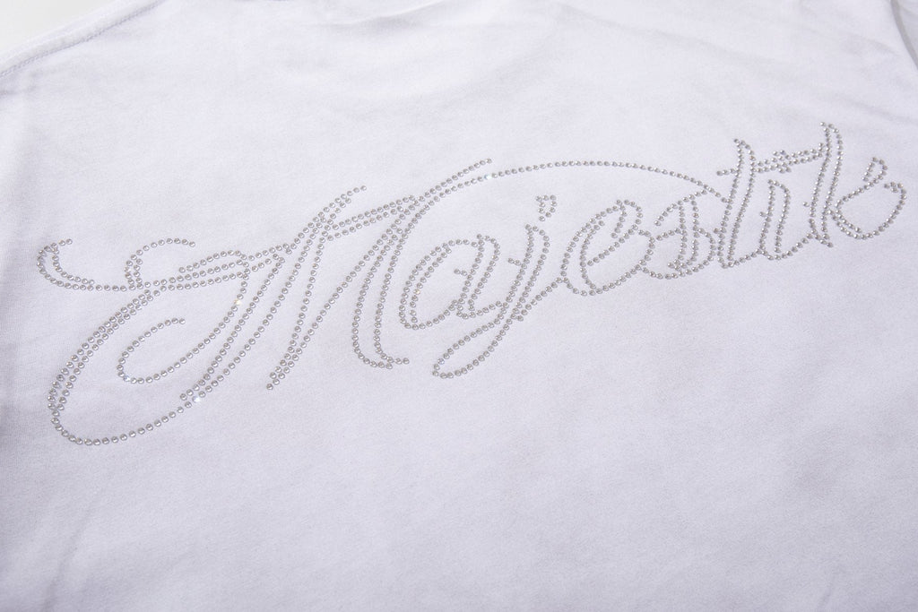 MAJESTIK Eagle Football Graphic Short-Sleeve T-Shirt - White ¡ª detail
