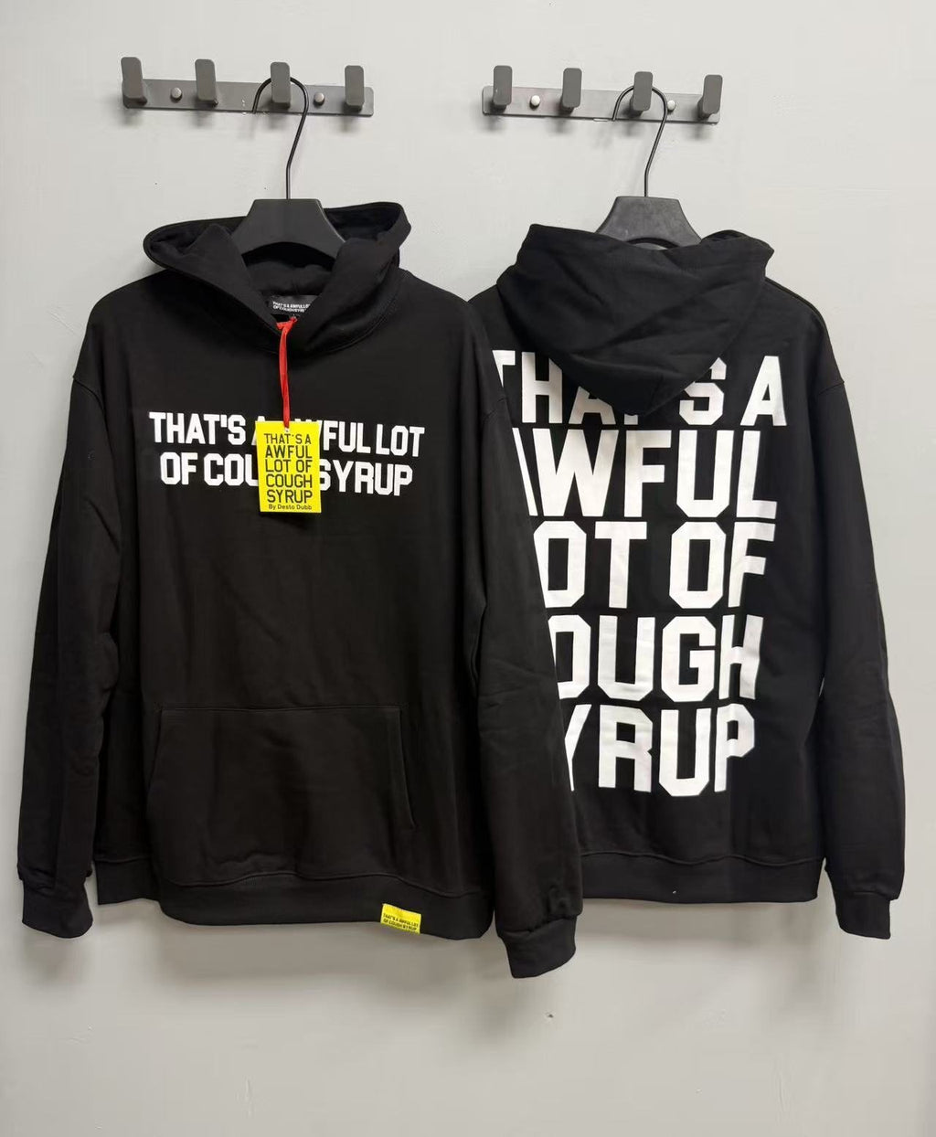 THAT'S A AWFUL LOT OF COUGH SYRUP Angel Tears Graphic Hoodie ¡ª context